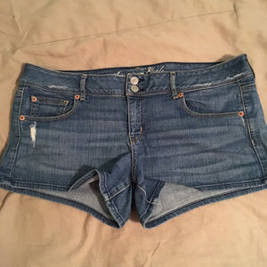 Used American Eagle Jean Shorts, Size 14